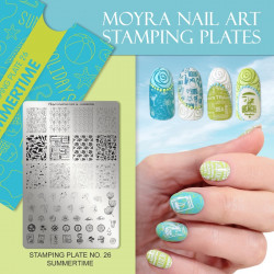 Stamping Plate 26 Summertime