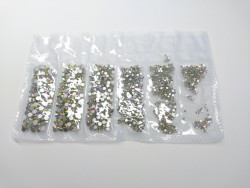 Strass clear AB SS4-SS12...